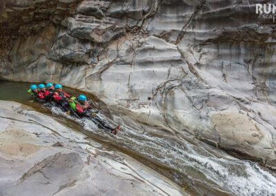 canyon groupe jeunes encadrement