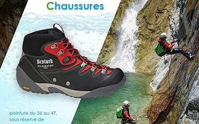 L’équipement en Canyoning