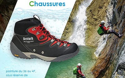 Equipement en canyoning