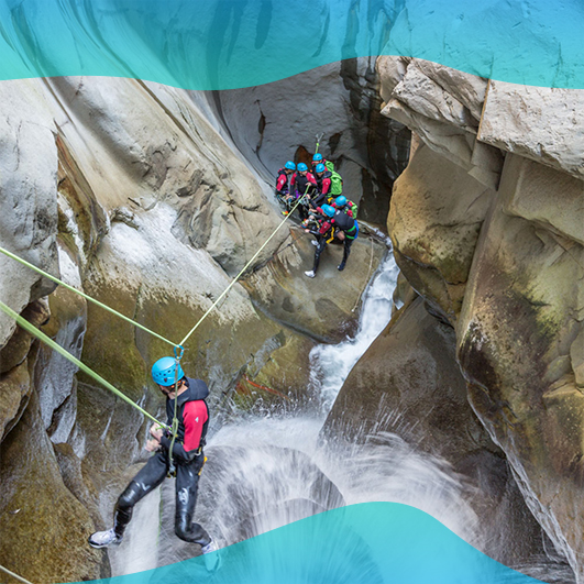 canyon en famille